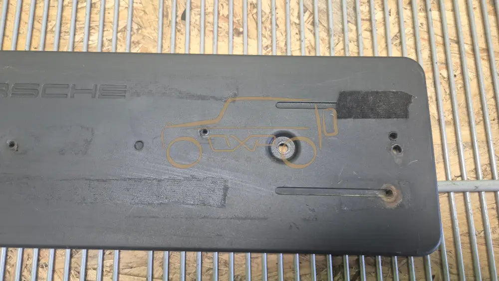 Porsche Panamera 971 license plate holder front bumper - license plate holder