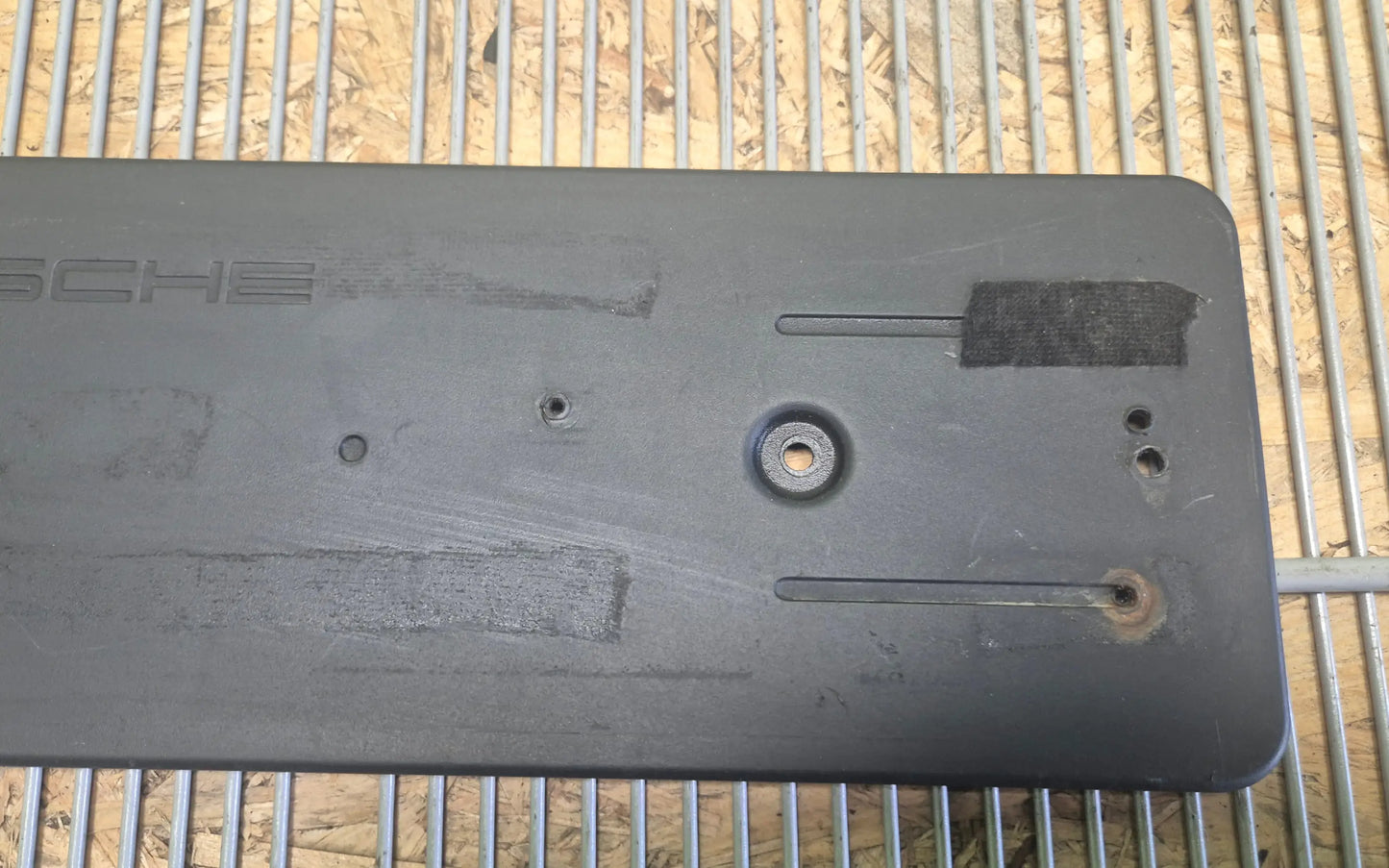 Porsche Panamera 971 license plate holder front bumper - license plate holder