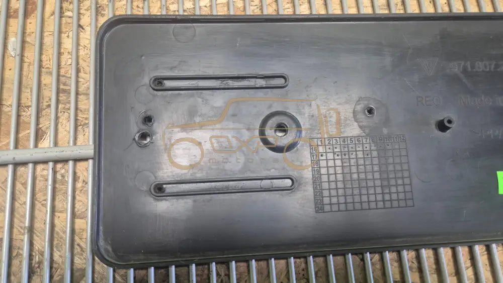 Porsche Panamera 971 license plate holder front bumper - license plate holder