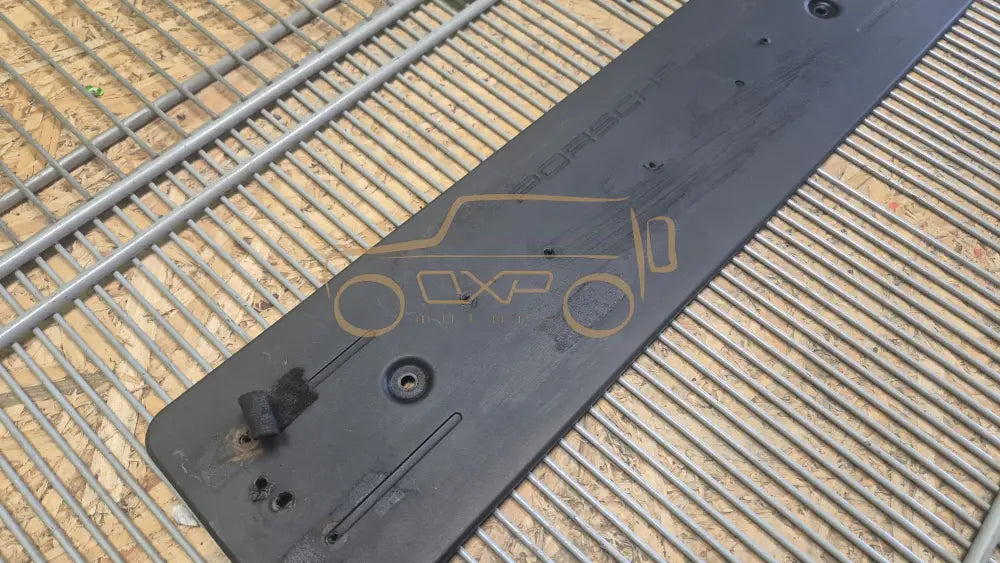 Porsche Panamera 971 license plate holder front bumper - license plate holder