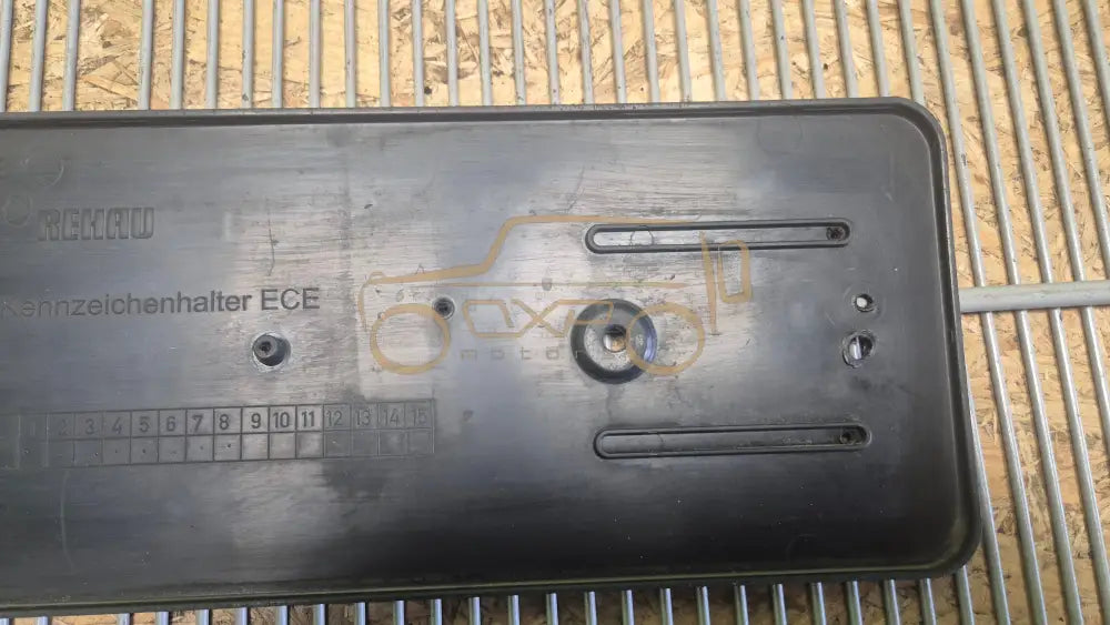 Porsche Panamera 971 license plate holder front bumper - license plate holder