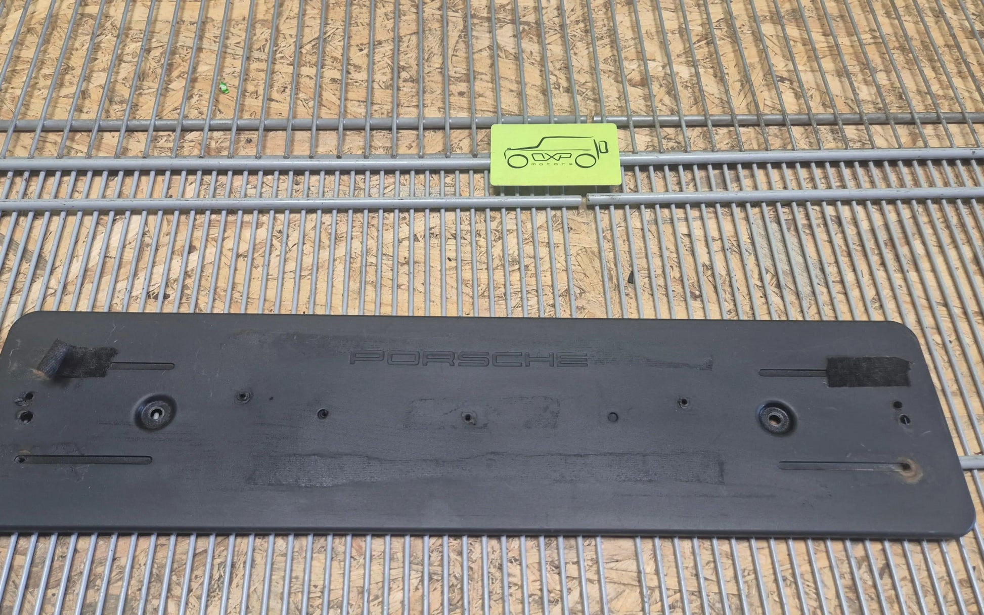 Porsche Panamera 971 license plate holder front bumper - license plate holder