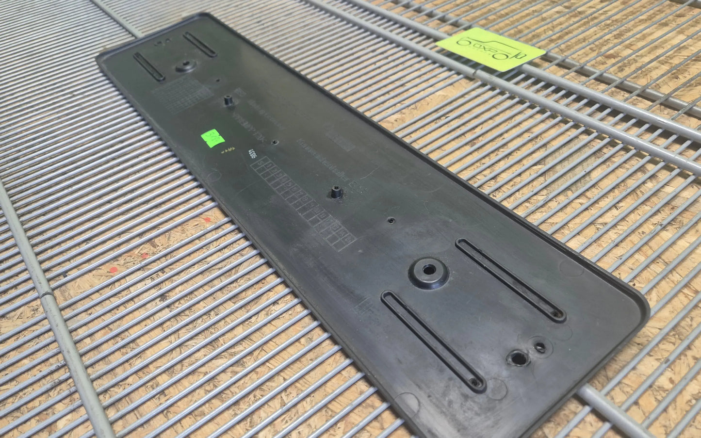 Porsche Panamera 971 license plate holder front bumper - license plate holder