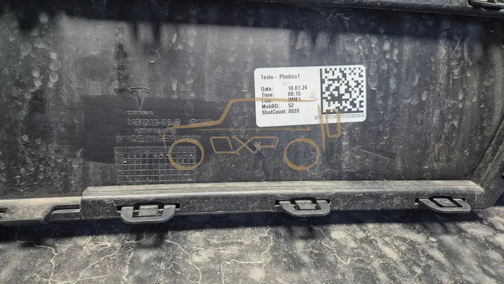 Tesla Model Y Rear Bumper Trim Bar Molding